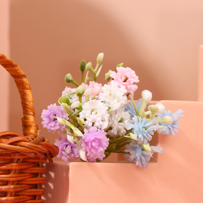 1 セット 1:12 ドールハウスミニチュア織物フラワーバス - Supply Florist のレビューと価格